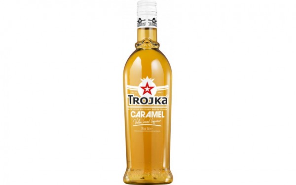 TROJKA Vodka Caramel Likör 70cl / 24% Vol.