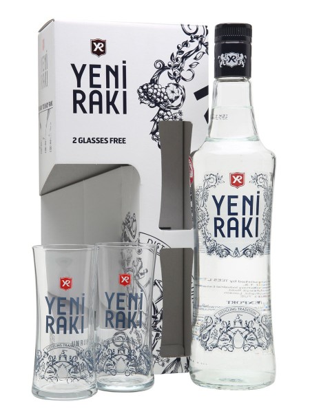 YENI RAKI 70cl mit 2 Gläser