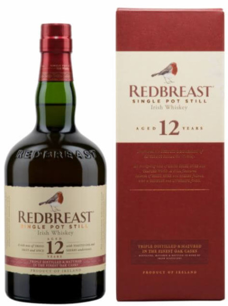 Redbreast 12 Years Single Pot Still Irish Whiskey 70 cl