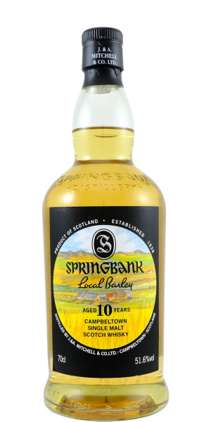 Springbank 10 Years Local Barley Single Malt Whisky 70 cl