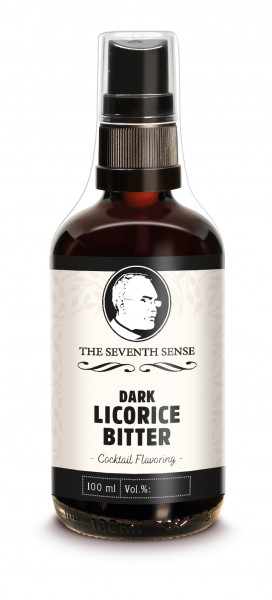 The Seventh Sense Lakritze Dark Licorice Bitter 10 cl