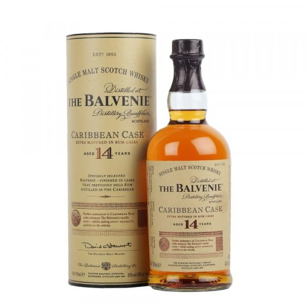 The Balvenie 14 Year Old Caribbean Cask 70 cl