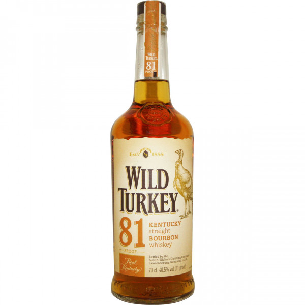 Wild Turkey Bourbon 81 Proof 70 cl