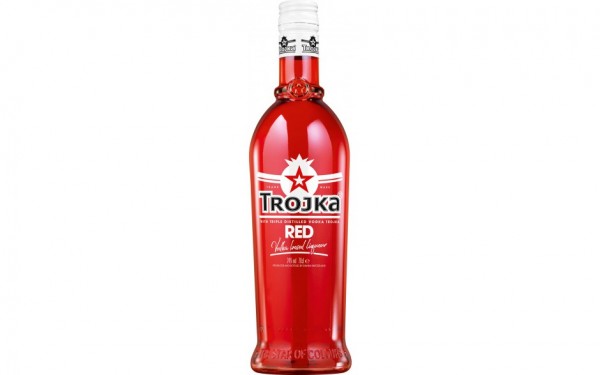 TROJKA Vodka Red Likör 70cl / 24% Vol.