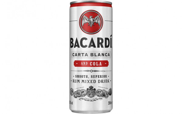 Bacardi Rum & Cola 12 x 0.25l