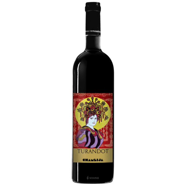 Chamlija Turandot rot in Holzbox 75 cl