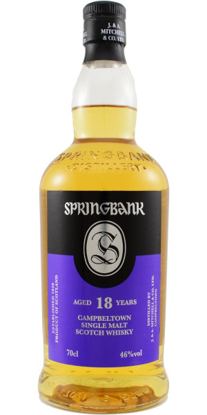 Springbank 18 Years Single Malt Whisky 70 cl