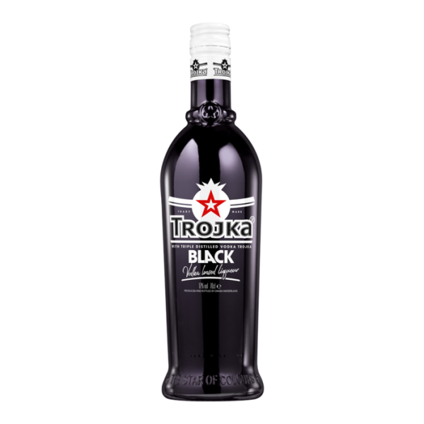 TROJKA Vodka Black Likör 70 cl